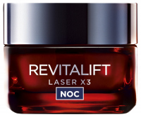 L'Oréal - REVITALIFT LASER X3 - Krem-maska anti-age na noc - 40+