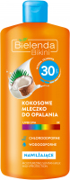 Bielenda - Bikini - Kokosowe mleczko do opalania - Wodoodporne - SPF 30 - 200 ml