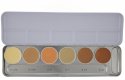 Kryolan - Dermacolor - Camouflage Creme - Foundation palette - 71007 - M - M