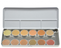 Kryolan - Dermacolor - Palette of 12 Camouflages - A - A