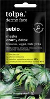 Tołpa - Dermo Face Sebio - Black Detox Face Mask - 8 ml