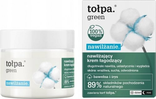 Tołpa - Green - Moisturizing soothing face cream - Day / Night - 50 ml