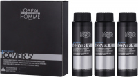 L’Oréal Professionnel - HOMME - COVER 5' - Żel do koloryzacji włosów dla mężczyzn - 3 x 50 ml