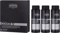 L’Oréal Professionnel - HOMME - COVER 5 '- Gel for hair coloring for men - 3 x 50 ml