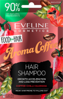 Eveline Cosmetics - Food for Hair - Growth Acceleration and Loss Prevention Hair Shampoo - Regenerujący szampon do włosów słabych i z tendencją do wypadania - Aroma Coffee - 20 ml