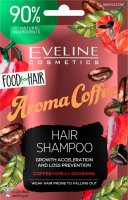 Eveline Cosmetics - Food for Hair -Growth Acceleration and Loss Prevention Hair Shampoo - Regenerating shampoo for weak and falling out hair - Aroma Coffee - 20 ml