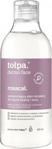 Tołpa - Dermo Face Rosacal - Wzmacniający płyn micelarny do mycia twarzy i oczu - 400 ml