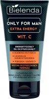 Bielenda - Only for Man - Extra Energy Wit.C - Energetyzujący żel oczyszczający do mycia twarzy dla mężczyzn - 150 g