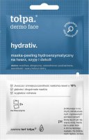 Tołpa - Dermo Face Hydrativ - Maska Peeling hydroenzymatyczny na twarz szyję i dekolt - 2 x 6 ml