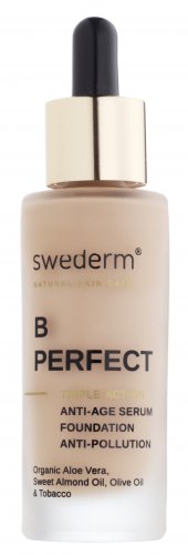 Swederm - B PERFECT - TRIPLE ACTION - Serum, podkład i ochrona dla twarzy - SPF 15 - 30 ml