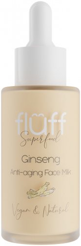 FLUFF - SUPERFOOD - Anti-Aging Face Milk - Antyoksydacyjne mleko do twarzy - Żeń-Szeń - 40 ml