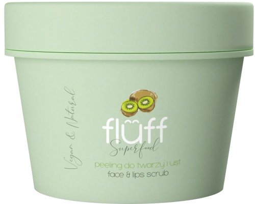 FLUFF - Superfood - Face & Lips Scrub - Face and lip scrub - Exotic kiwi