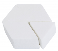 Inter-Vion - Zestaw 6 gąbek do makijażu - Sześciokąt