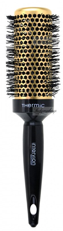 Inter-Vion - Thermic Hair Styling Brush - 45 mm thermal styling brush for  long hair - Gold Label