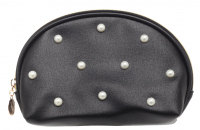 Inter-Vion - Kosmetyczka z perłami - Duża półokrągła - 415183