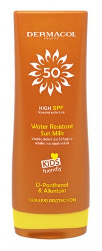 Dermacol - Water Resistant Sun Milk - Kids Friendly - Waterproof Sun Milk - SPF 50 - 200 ml