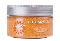 Dermacol - Sun Body Scrub - Body peeling before sunbathing, solarium or applying a self-tanner with coconut oil - 200 g