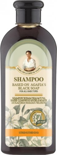 Agafia - Recipes of Babuszki Agafia - Strengthening hair shampoo based on black Agafia soap - 350 ml