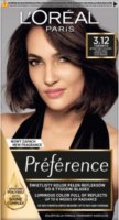 L'Oréal - Préférence - Permanent Haircolor 3.12 - TORONTO - INTENSE COOL DARK BROWN - Hair dye - Permanent coloring - Intensive Cool Dark Brown