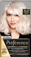 L'Oréal - Préférence - Permanent Haircolor 10.21 - STOCKHOLM - VERY VERY LIGHT PEARL BLONDE - Hair dye - Permanent coloring - Very Very Light Pearl Blonde