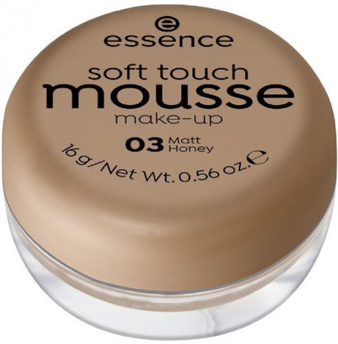 Essence - Soft Touch Mousse Makeup - Foundation - 03 - MATT HONEY