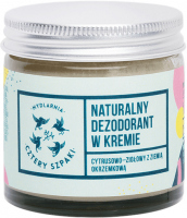 Mydlarnia Cztery Szpaki - Naturalny dezodorant w kremie - Cytrusowo-Ziołowy - 60 ml
