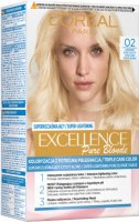 L'Oréal - EXCELLENCE PURE BLONDE - Hair coloring with triple care - 02 Super Light Blonde Golden