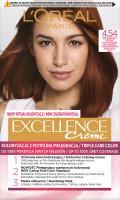 L'Oréal - EXCELLENCE Creme - Koloryzacja do włosów z potrójną pielęgnacją - 4.54 Brąz Mahoniowo-Miedziany