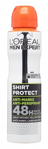 L'Oréal - MEN EXPERT - SHIRT PROTECT ANTI MARKS ANTI-PERSPIRANT - Dezodorant / Antyperspirant w spray'u dla mężczyzn 48H - 150 ml