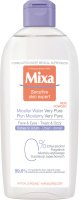 Mixa - Micellar Water Very Pure - Hipoalergiczny płyn micelarny dla dzieci i dorosłych - 400 ml