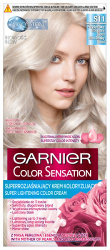 GARNIER - COLOR SENSATION - Super rozjaśniający krem koloryzujący do włosów - S11 Przydymiony Ultrajasny Blond