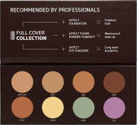 AFFECT - FULL COVER COLLECTION 2 - CAMOUFLAGES PALETTE - Paleta 8 kamuflaży