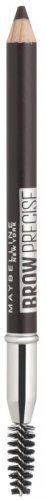 MAYBELLINE - BROW PRECISE - Sharpenable Filling Pencil - Eyebrow crayon with a brush - DEEP BROWN