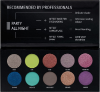 AFFECT - PRESSED EYESHADOWS PALETTE - PARTY ALL NIGHT