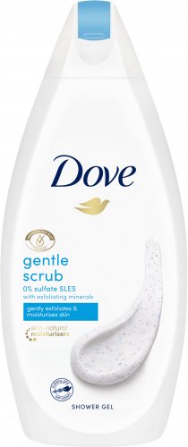 Dove - Gentle Scrub Shower Gel - Gently exfoliating shower gel - 500 ml