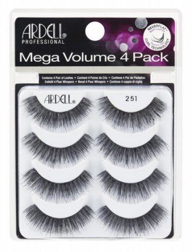 ARDELL - Mega Volume - 4 Pack - Set of 4 pairs of lashes on a strip