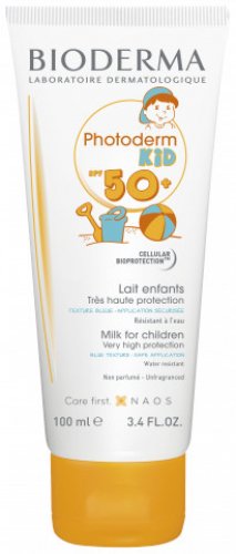 BIODERMA - Photoderm KID SPF 50+ Milk for Children - Wodoodporne, ochronne mleczko przeciwsłoneczne dla dzieci - 100 ml