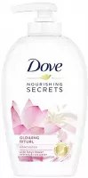 Dove - Nourishing Secrets - Glowing Ritual Handwash - Pielęgnujące mydło do rąk w płynie - Lotos & Woda Ryżowa - 250 ml