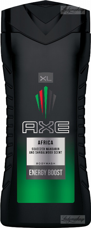 Helaas Dicteren geluid AXE - AFRICA BODYWASH ENERGY BOOST - Shower gel for men - Mandarin &  Sandalwood - 400 ml