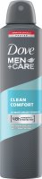 Dove - Men + Care - Clean Comfort 48H Anti-Perspirant - Spray antiperspirant for men - 250 ml