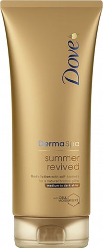Dove - Derma Spa Summer Revived Body Lotion - Balsam do ciała z samoopalaczem do średniej i ciemnej karnacji - 200 ml