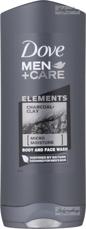 In het algemeen hefboom Muildier Dove - Men + Care - Elements - Charcoal + Clay - Body and Face Wash - Body  and face shower