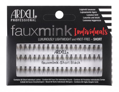 ARDELL - Faux Mink Individuals - Sztuczne rzęsy w kępkach  - SHORT BLACK