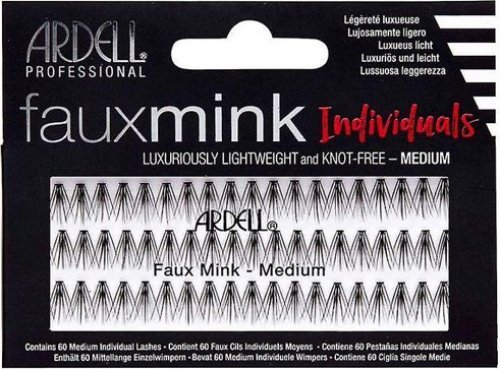 ARDELL - Faux Mink Individuals - Sztuczne rzęsy w kępkach  - MEDIUM BLACK