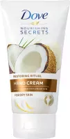 Dove - Nourishing Secrets - Restoring Ritual - Hand Cream - Krem do rąk - Sucha skóra - Kokos i Mleko Migdałowe - 75 ml