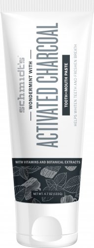 Schmidt's - Wondermint With Activated Charcoal Tooth + Mouth Paste - Naturalna węglowa pasta do zębów - 100 ml