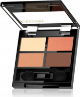Eveline Cosmetics - QUATTRO - Professional Eyeshadow Palette - Paleta 4 cieni do oczu - 3,2 g - 01 - 01