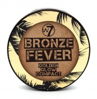 W7 - BRONZE FEVER - GOLDEN GLOW COMPACT - Rozświetlający puder brązujący
