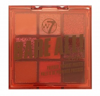 W7 - BARE ALL - PRESSED PIGMENT PALETTE - Palette of 9 eyeshadows - RAW