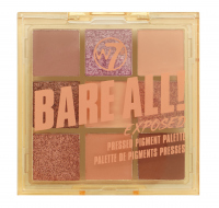 W7 - BARE ALL - PRESSED PIGMENT PALETTE - Palette of 9 eyeshadows - EXPOSED